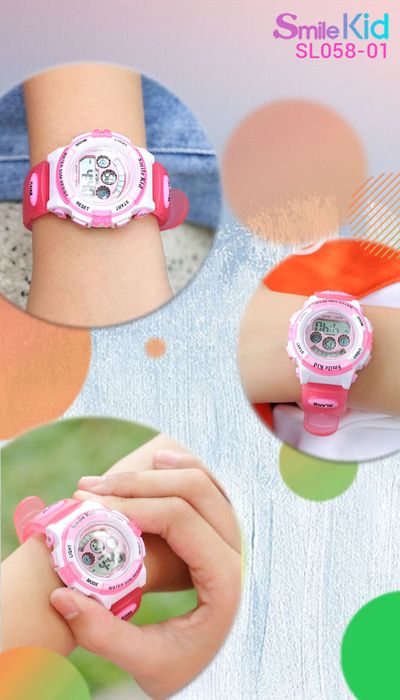Tổng quan về Đồng hồ trẻ em Smile Kid SL058-01