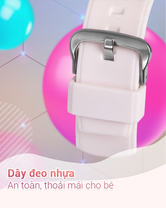 Đồng hồ trẻ em Smile Kid SL064-02 sở hữu dây đeo nhẹ nhàng, thoải mái