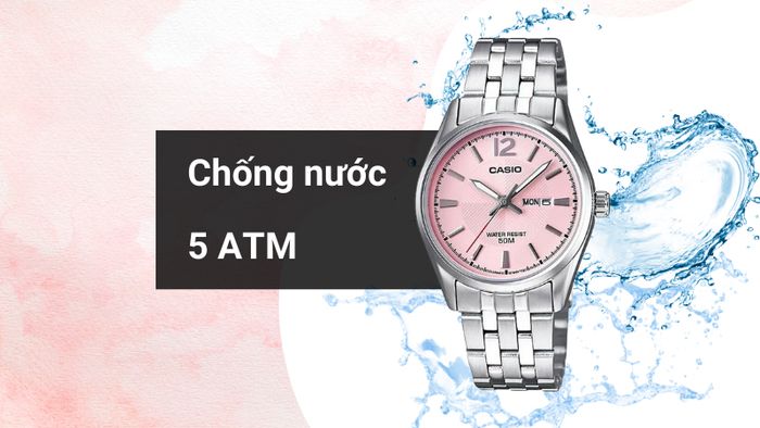 Khả năng kháng nước của mẫu đồng hồ