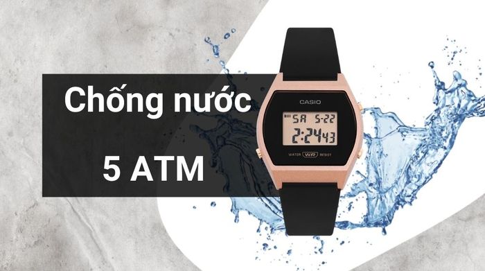 Khả năng kháng nước của mẫu đồng hồ