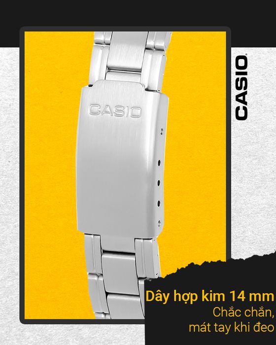 Đồng hồ Nữ Casio LTP-V001D-7BUDF có dây đeo bền bỉ