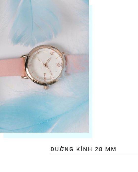Đồng hồ nữ Elio EL041-01 có mặt nhỏ nhắn