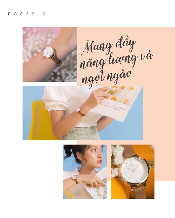 Đồng hồ Nữ Elio EL039-01 trẻ trung, nữ tính
