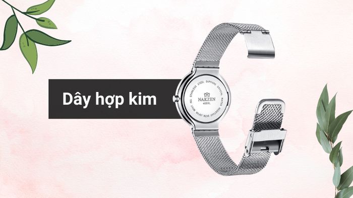 Chất liệu dây đeo của mẫu đồng hồ