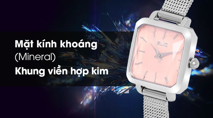Đồng hồ Nữ Elio ES002-01 có khả năng chống chịu va đập tốt