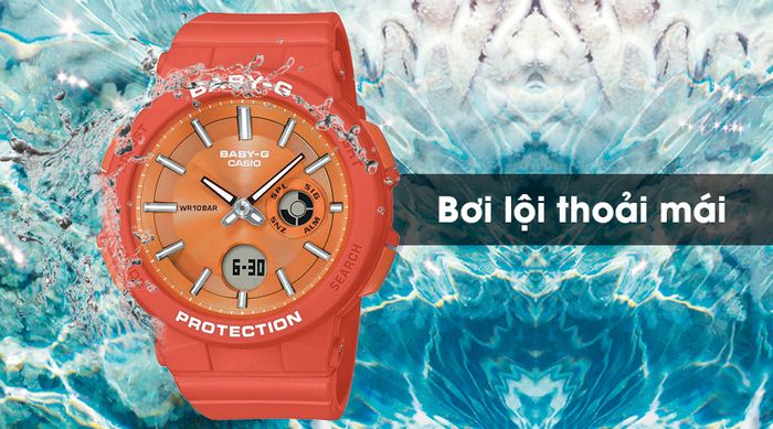 Đồng hồ nữ Baby-G BGA-255-4ADR chống nước 10 ATM