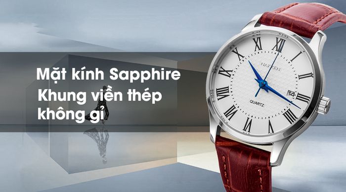 Đồng hồ nữ Nakzen SL4043LBN-7 có khả năng chịu va đập tốt