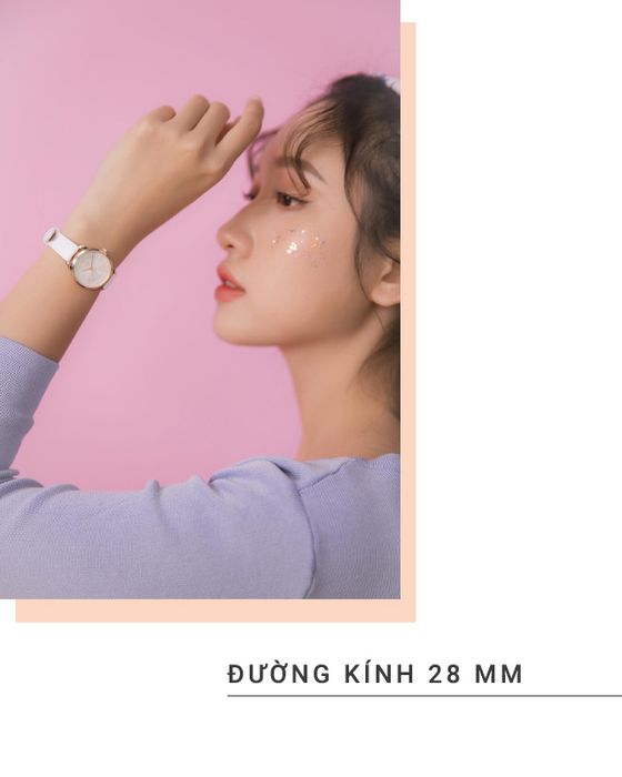 Đồng hồ Nữ Elio EL038-01 có đường kính mặt 28 mm