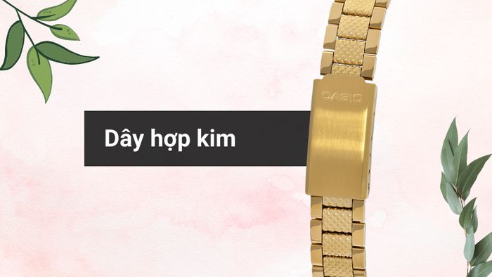 Chất liệu dây đeo của mẫu đồng hồ