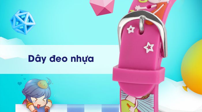 Đồng hồ trẻ em Smile Kid SL028-01 có dây đeo bền chắc