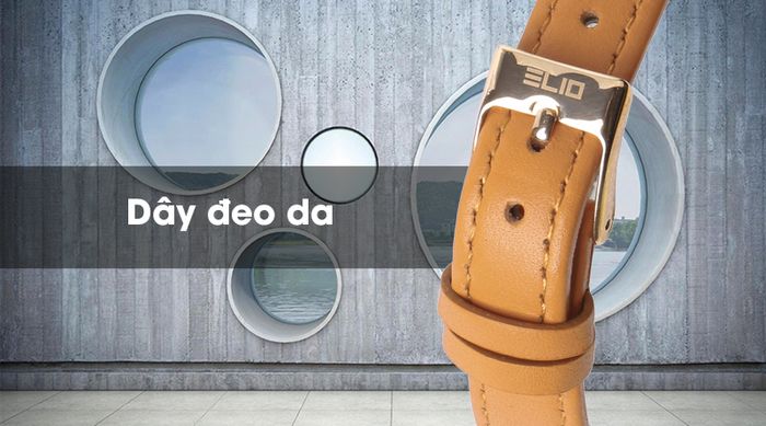 Đồng hồ Nữ Elio EL011-01 có dây đeo da êm ái