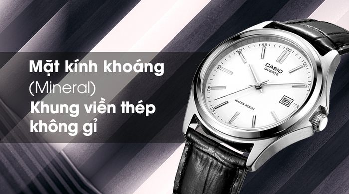 Đồng hồ nam Casio MTP-1183E-7ADF có lớp vỏ ngoài bền chắc