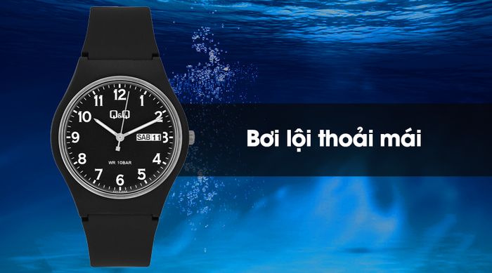 Đồng hồ Unisex Q&Q A212J004Y có hệ số chống nước 10 ATM