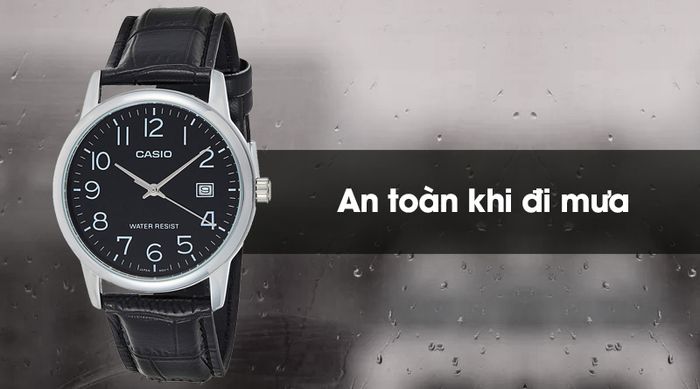 Đồng hồ nam Casio MTP-V002L-1BUDF có hệ số chống nước 3 ATM