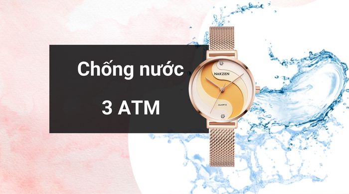 Khả năng kháng nước của mẫu đồng hồ