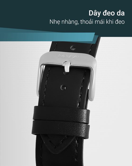 Đồng hồ nam MWW ML046-01 có dây đeo da êm ái