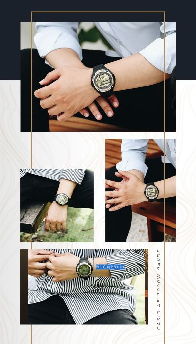 Đồng hồ Nam Casio AE-3000W-9AVDF