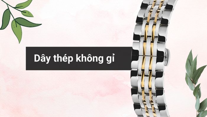 Chất liệu dây đeo của mẫu đồng hồ