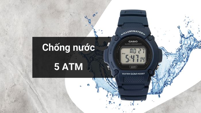 Khả năng kháng nước của mẫu đồng hồ