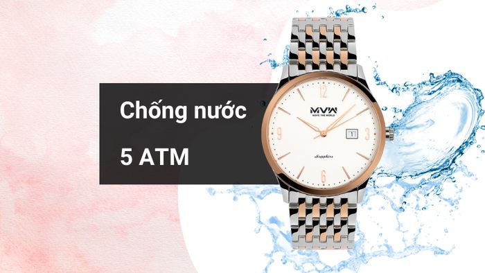 Khả năng kháng nước của mẫu đồng hồ