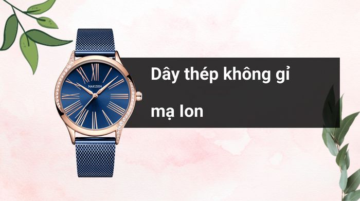 Chất liệu dây đeo của mẫu đồng hồ