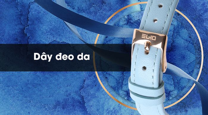 Đồng hồ Nữ Elio EL006-01 có dây đeo da