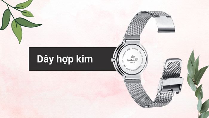 Chất liệu dây đeo của mẫu đồng hồ