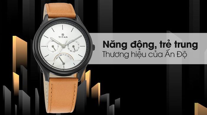 Đồng hồ nam Titan 1803NL01 có thiết kế trẻ trung và nam tính