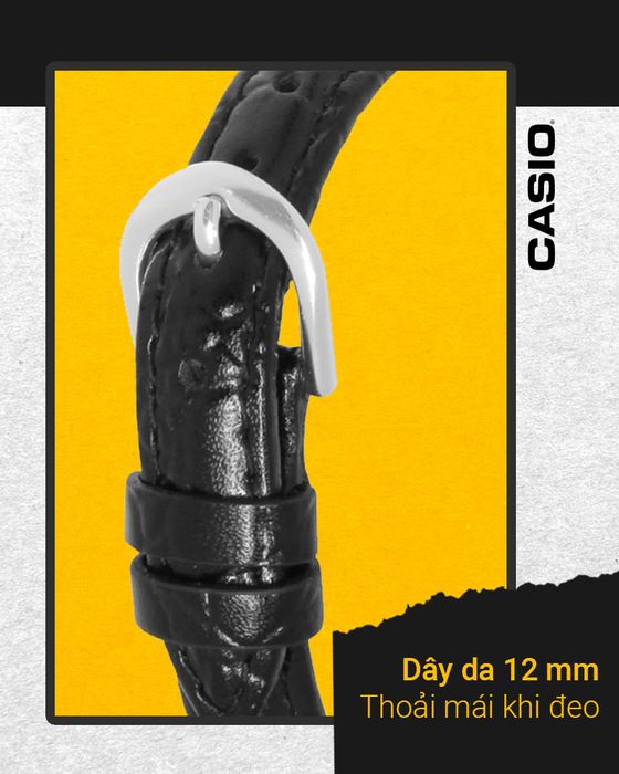 Đồng hồ nữ Casio LTP-1094E-7BRDF có dây đeo da êm ái