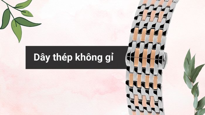 Chất liệu dây đeo của mẫu đồng hồ