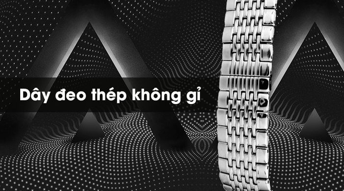 Đồng hồ nam Nakzen SS9010G-7 có dây đeo bền đẹp, chống ăn mòn