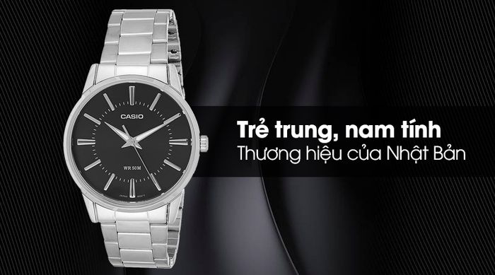 Đồng hồ nam Casio MTP-1303D-1AVDF có thiết kế sang trọng và tinh tế