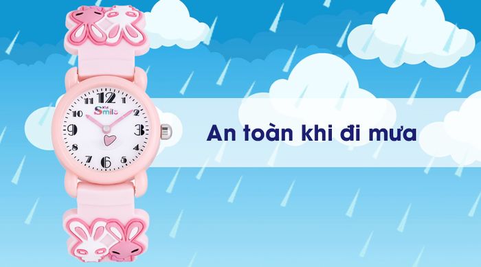 Đồng hồ trẻ em Smile Kid SL041-01 có hệ số chống nước 3 ATM