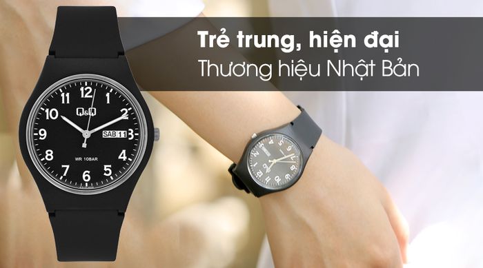 Đồng hồ Unisex Q&Q A212J004Y mang thiết kế thời trang và hiện đại