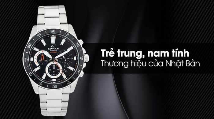 Đồng hồ nam Edifice Casio EFV-570D-1AVUDF mang thiết kế thời trang và hiện đại