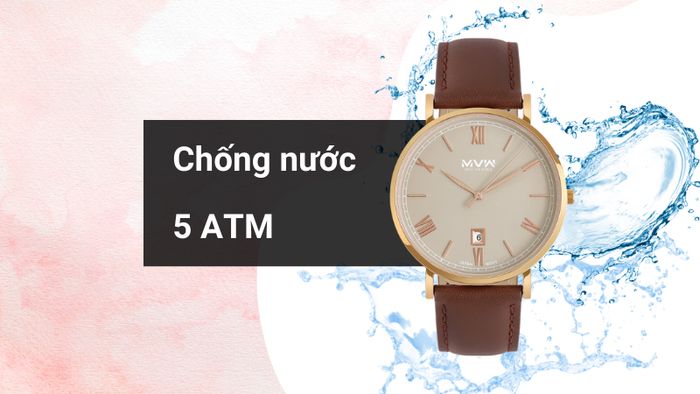 Khả năng kháng nước của mẫu đồng hồ