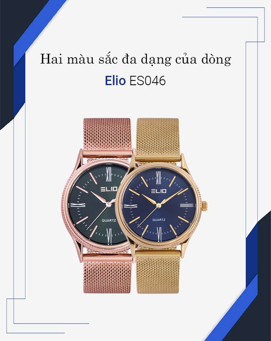 Tổng quan về đồng hồ nam Elio ES046-01 