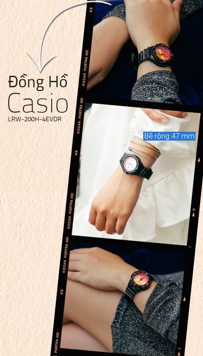 Đồng hồ Nữ Casio LRW-200H-4EVDR