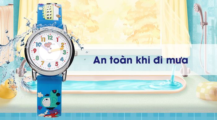 Đồng hồ trẻ em Smile Kid SL022-01 có hệ số chống nước 3 ATM