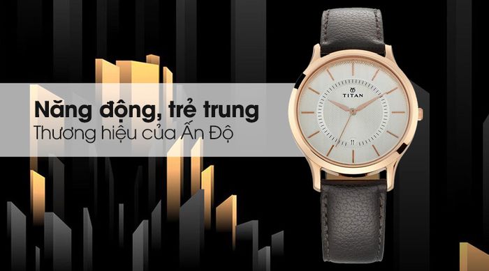 Đồng hồ nam Titan 1825WL01 sở hữu thiết kế trẻ trung