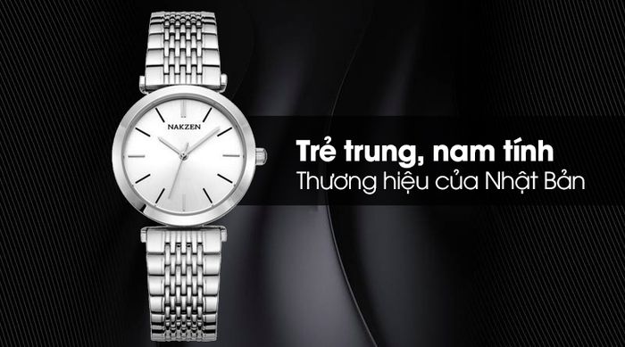 Đồng hồ nam Nakzen SS9010G-7 với thiết kế trẻ trung, nam tính