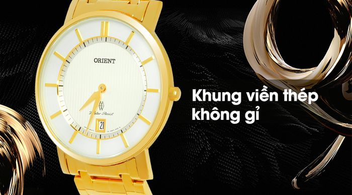 Đồng hồ Nam Orient FGW01001W0 với khung viền cứng cáp