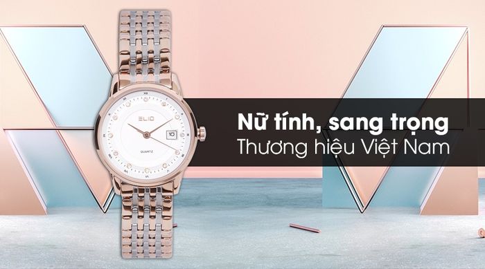 Đồng hồ nữ Elio ES024-C2 có thiết kế sang trọng và tinh tế