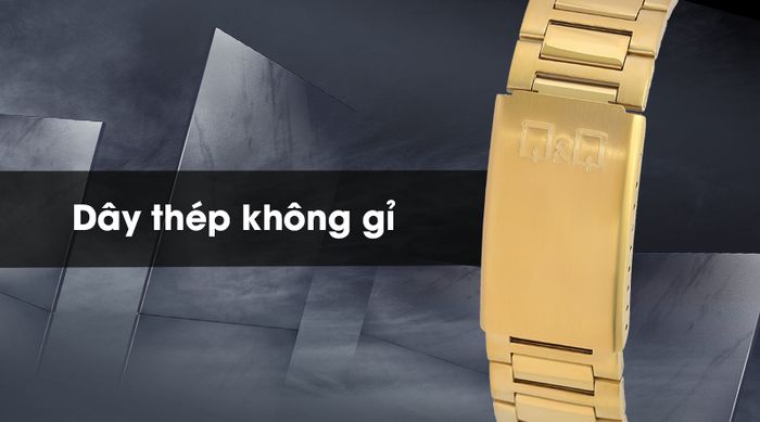 Đồng hồ nam Q&Q S396J001Y có dây đeo bền bỉ