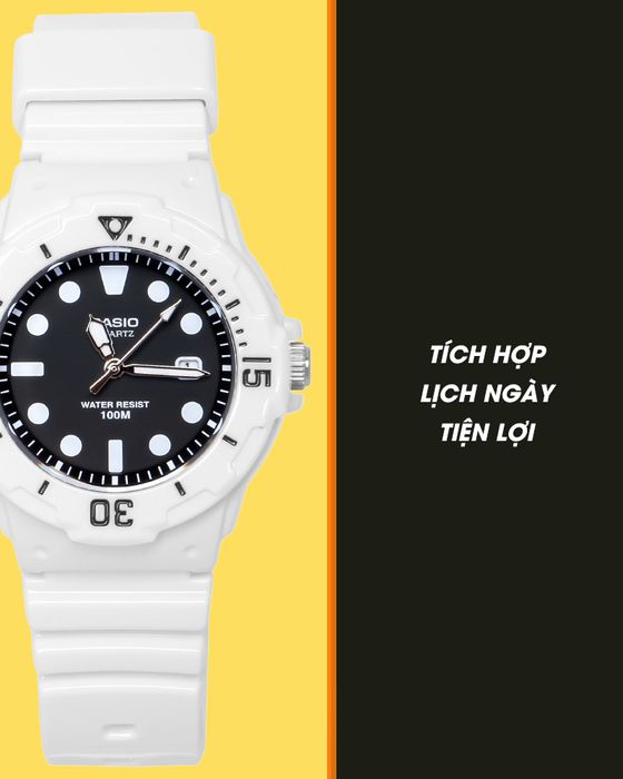 Đồng hồ nữ Casio LRW-200H-1EVDF được trang bị ô lịch ngày tiện lợi