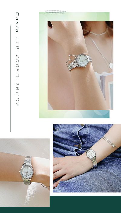 Đồng hồ Nữ Casio LTP-V005D-2BUDF thanh lịch và nữ tính