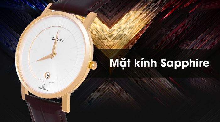 Đồng hồ Nam Orient FGW01008W0 có kính sapphire trong suốt