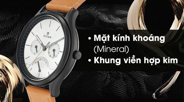 Đồng hồ nam Titan 1803NL01 có lớp vỏ bền bỉ giúp bảo vệ tốt bộ máy bên trong