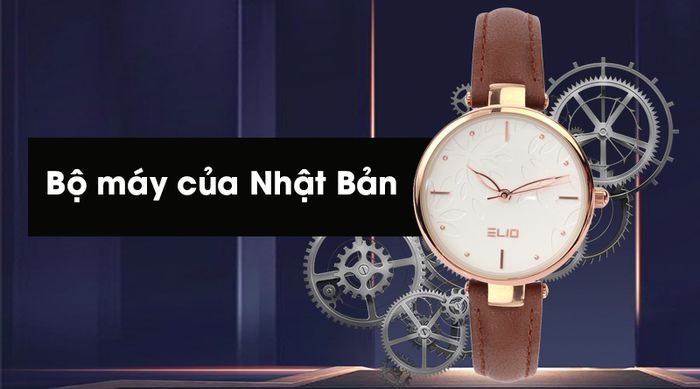 Đồng hồ Nữ Elio EL004-01 sử dụng bộ máy của Nhật Bản