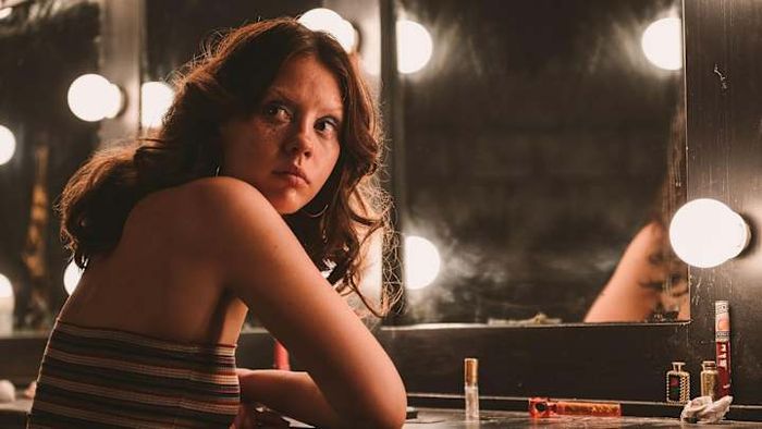 Mia Goth delivers a standout performance in the 2022 film 'X'.